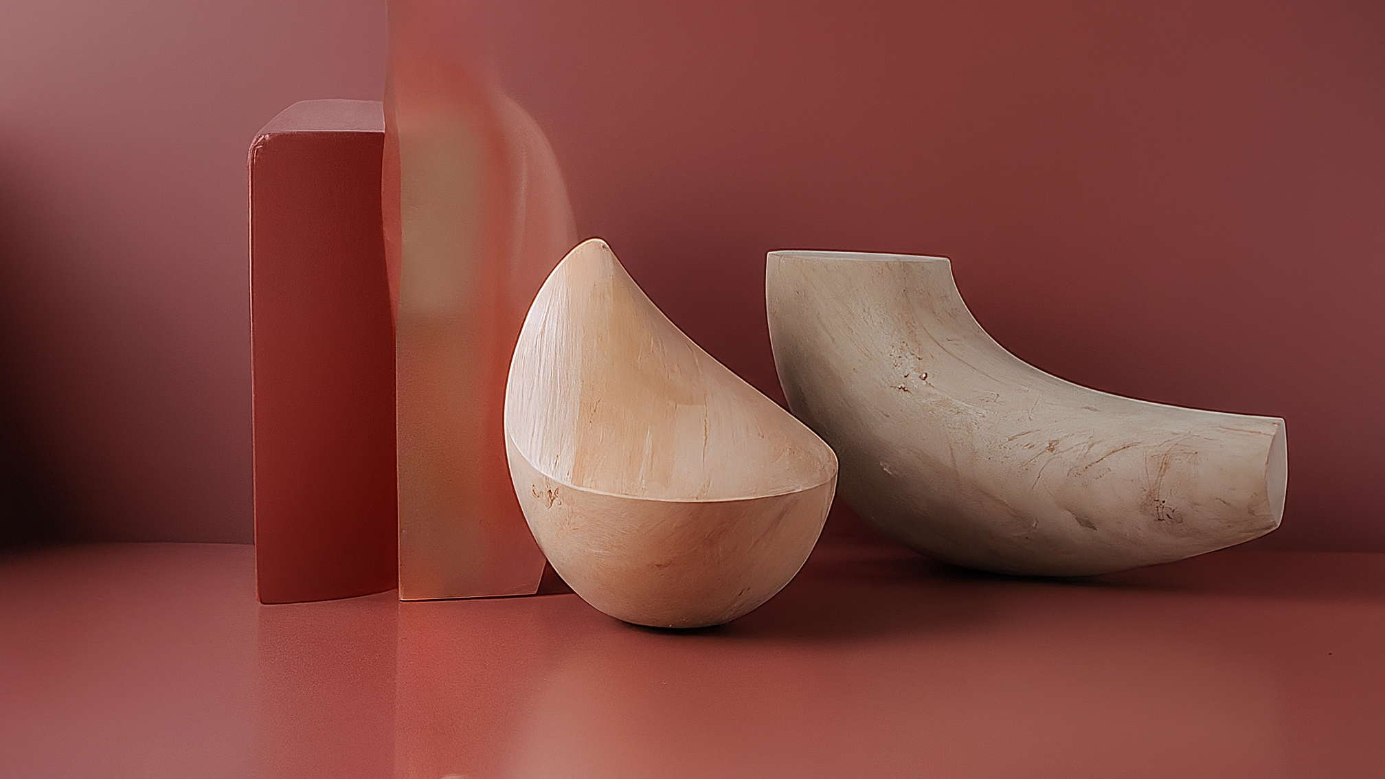 Professional educational hero image, red and brown color scheme, clean and modern design, suitable for website header,